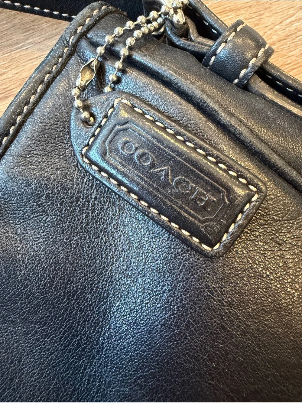 Coach Soho Hampton satchel black leather shoulder bag Y2k vintage - Picture 7 of 12